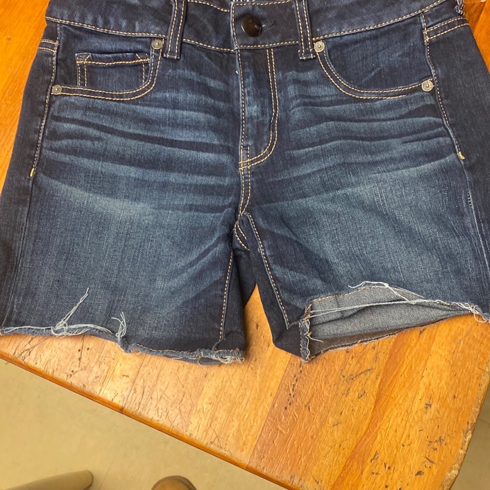 American Eagle Outfitters Dark Blue Jean Shorts